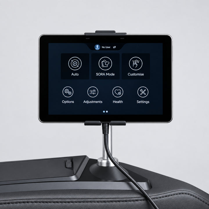 Osaki OS-Trion Flex Duo Massage Chair - touchscreen controller