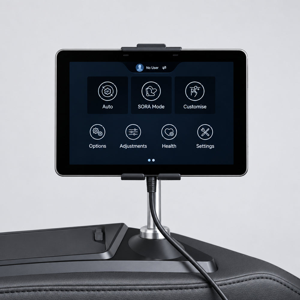 Osaki OS-Trion Flex Duo Massage Chair - touchscreen controller