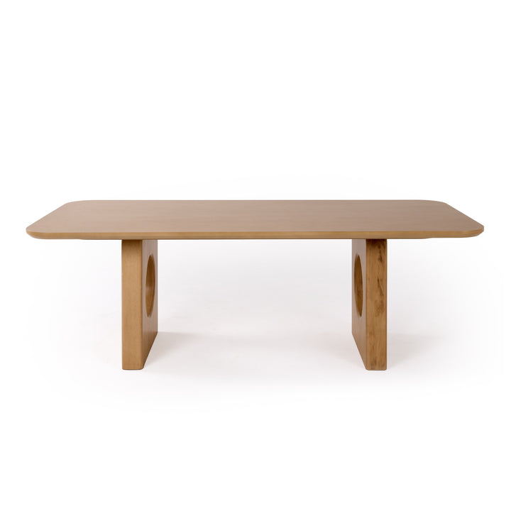 Oshana  Modern White Oak Dining Table