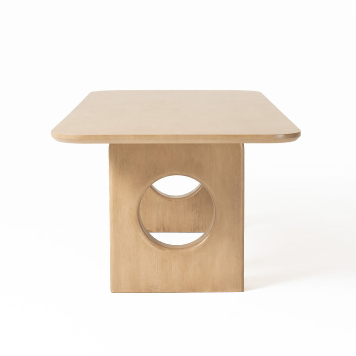 Oshana  Modern White Oak Dining Table