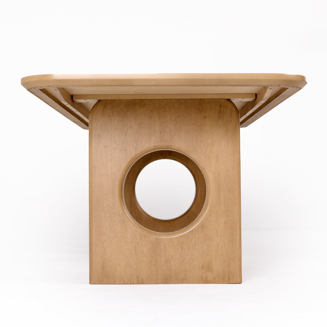 Oshana  Modern White Oak Dining Table