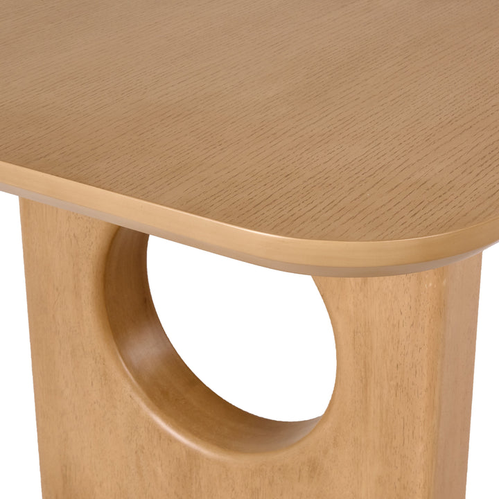 Oshana  Modern White Oak Dining Table