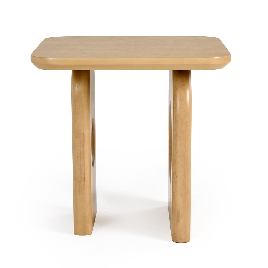 Oshana - Modern White Oak End Table