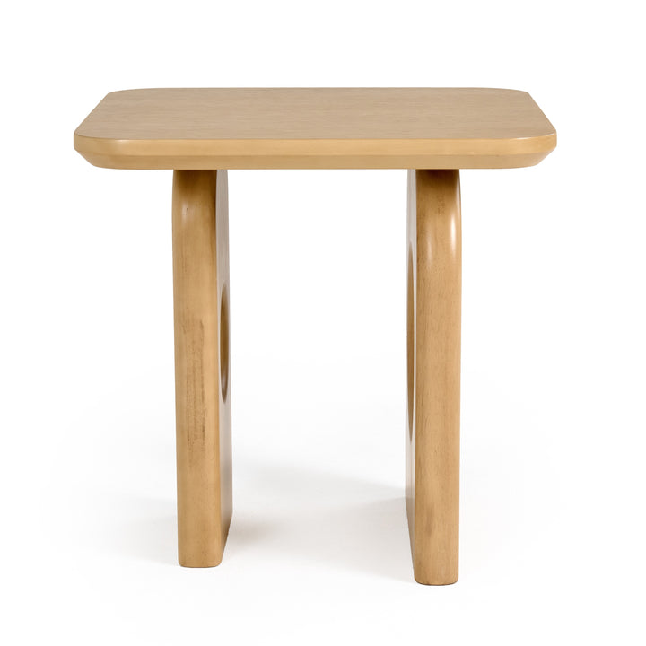 Oshana - Modern White Oak End Table