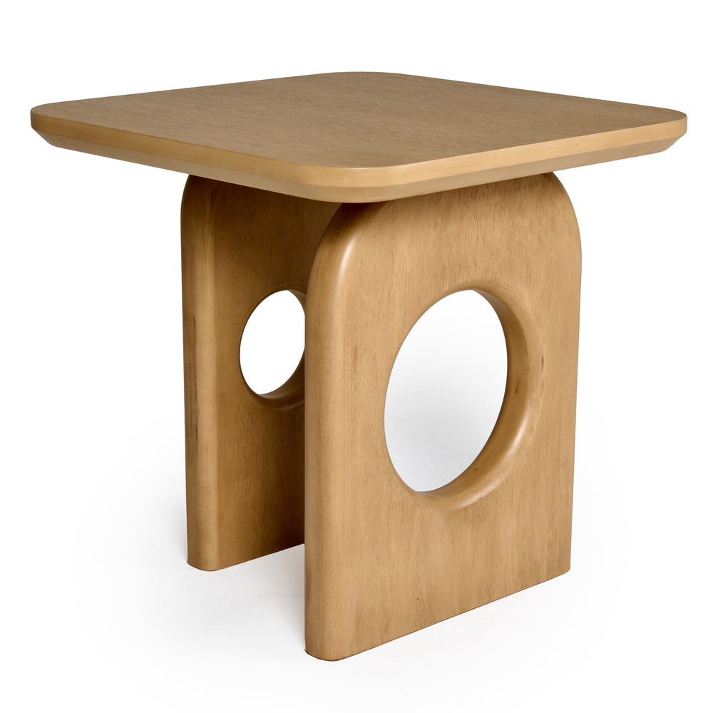 Oshana - Modern White Oak End Table - View 4