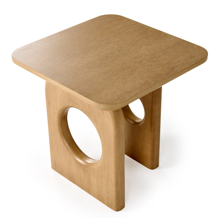 Oshana - Modern White Oak End Table