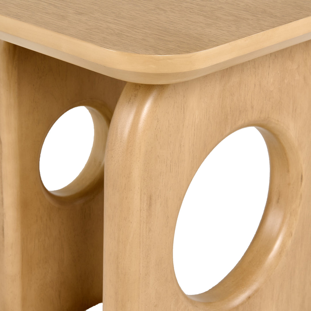 Oshana - Modern White Oak End Table