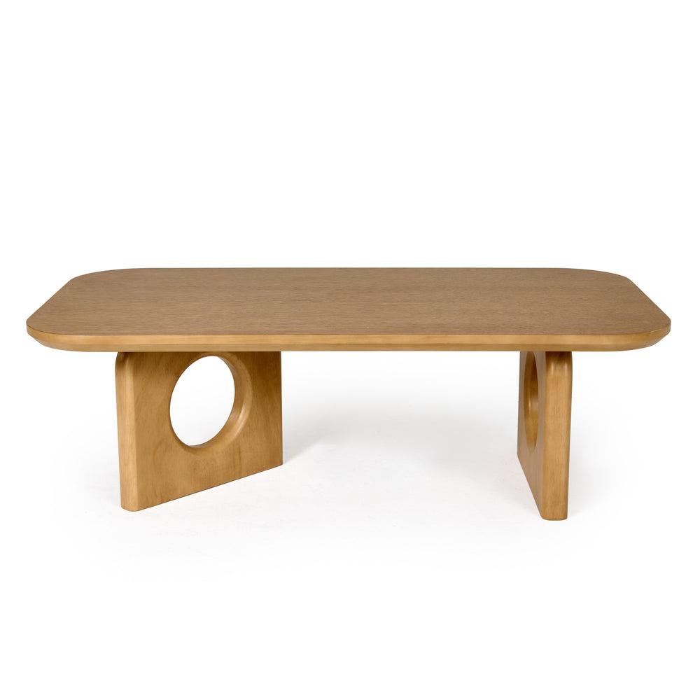 Oshana - Modern White Oak Coffee Table - View 2