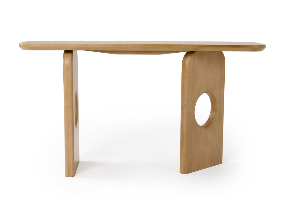 Oshana - Modern White Oak Console Table - View 2