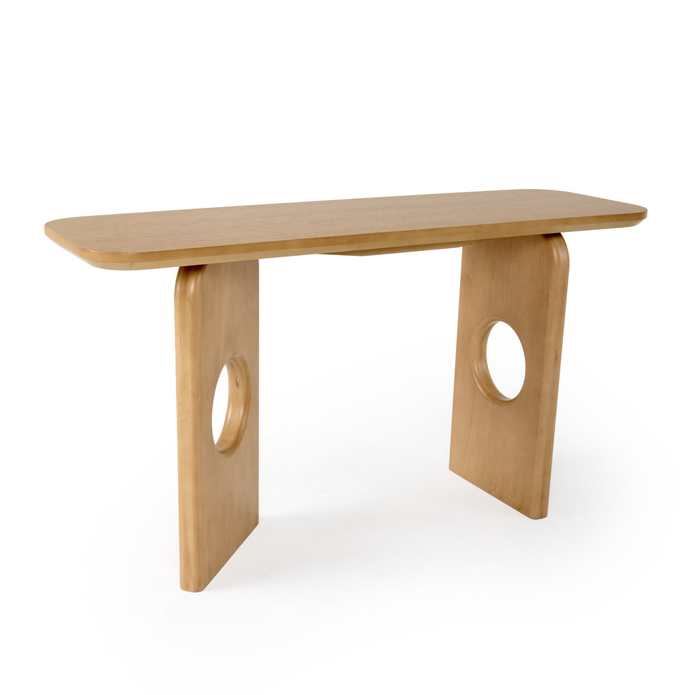 Oshana - Modern White Oak Console Table - View 3
