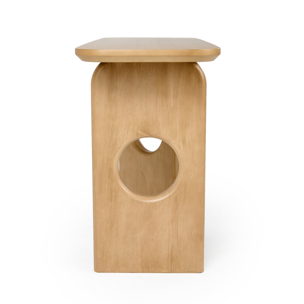 Oshana - Modern White Oak Console Table - View 5