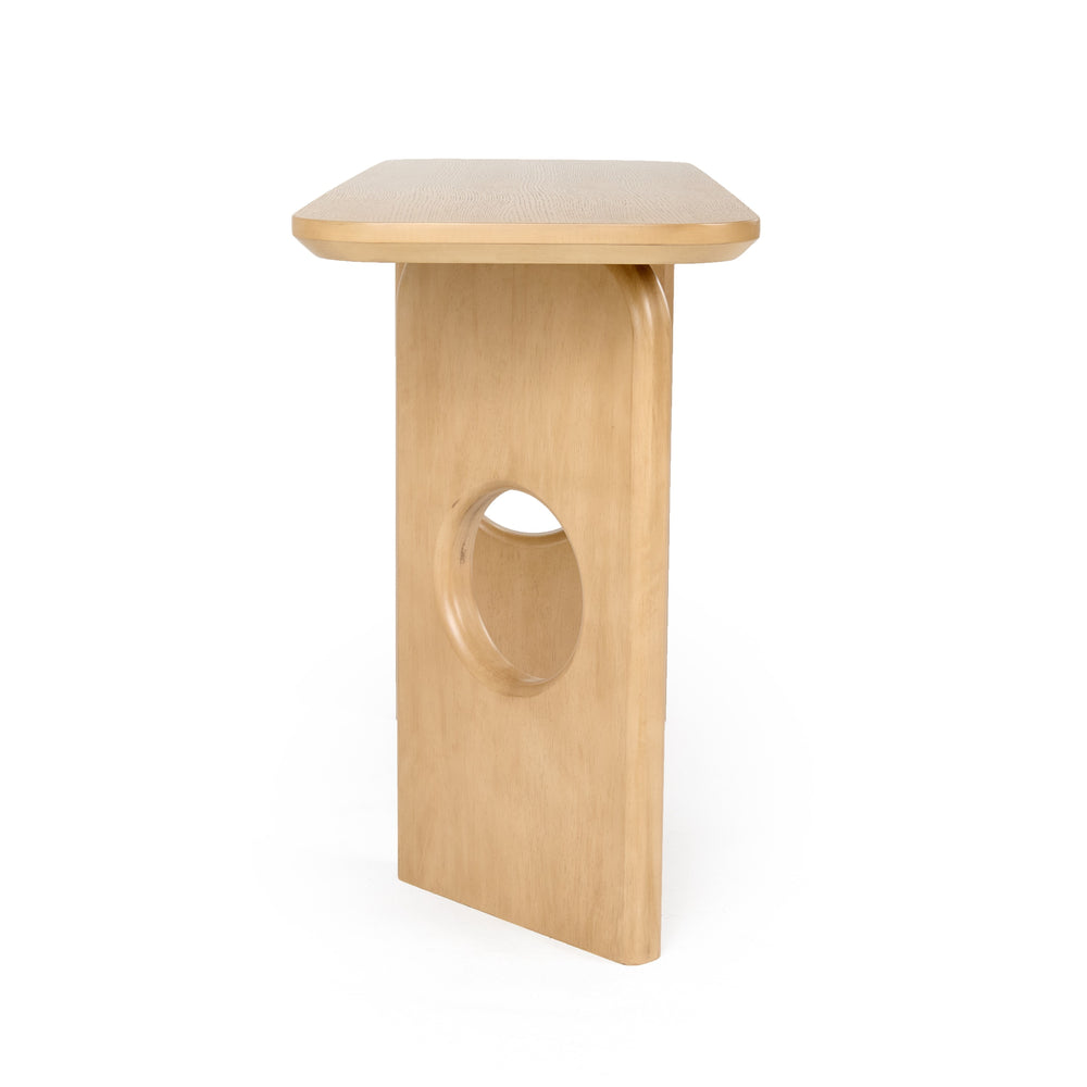 Oshana - Modern White Oak Console Table - View 7