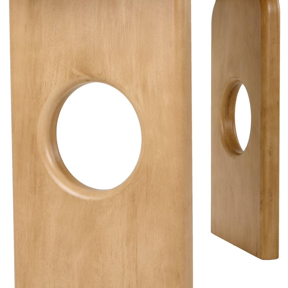 Oshana - Modern White Oak Console Table - View 8