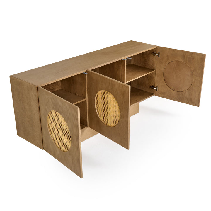 Oshana - Modern White Oak Buffet