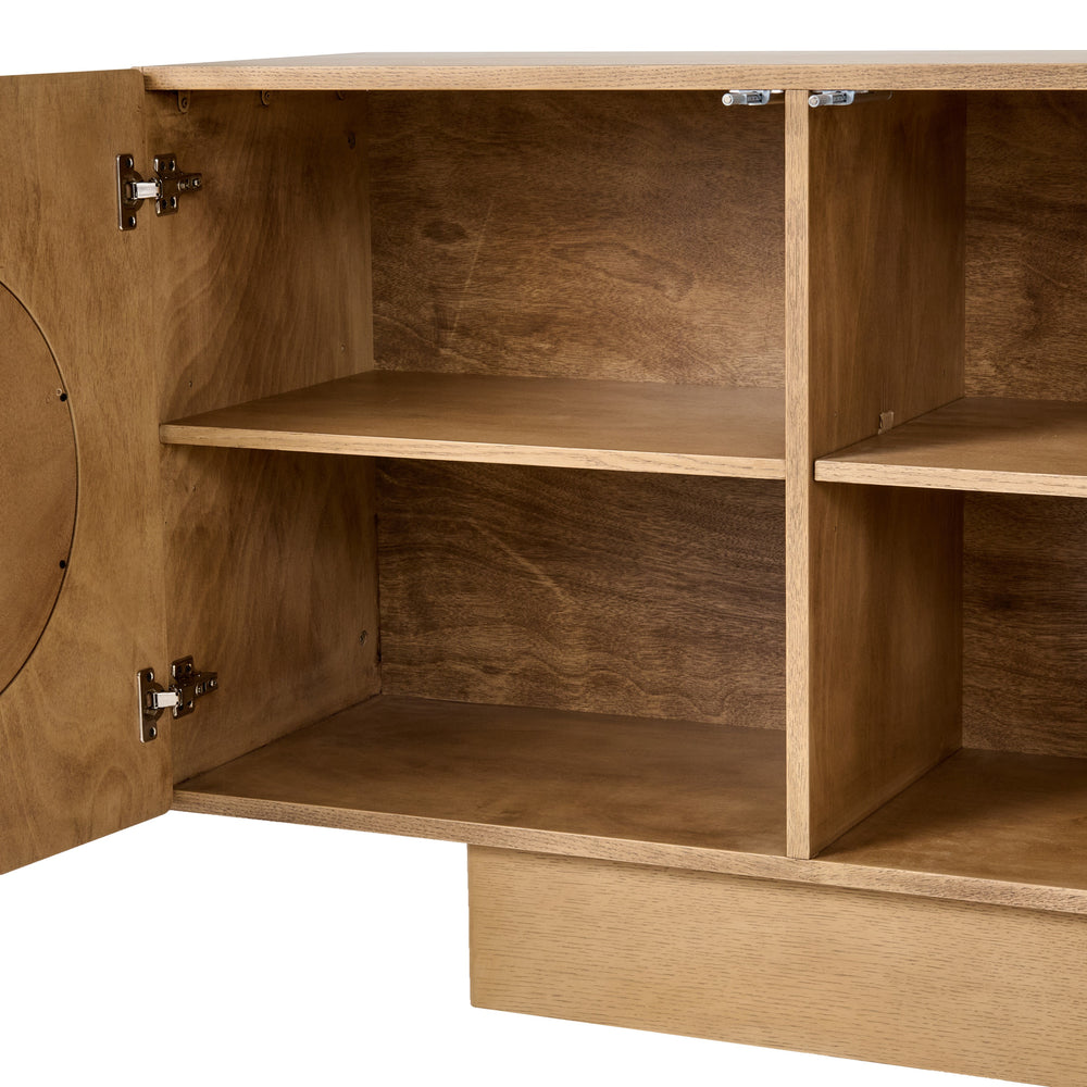 Oshana - Modern White Oak Buffet - View 8