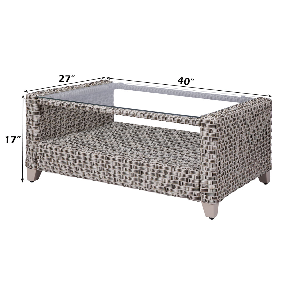 Greeley 4PC Pack Patio Sofa Set