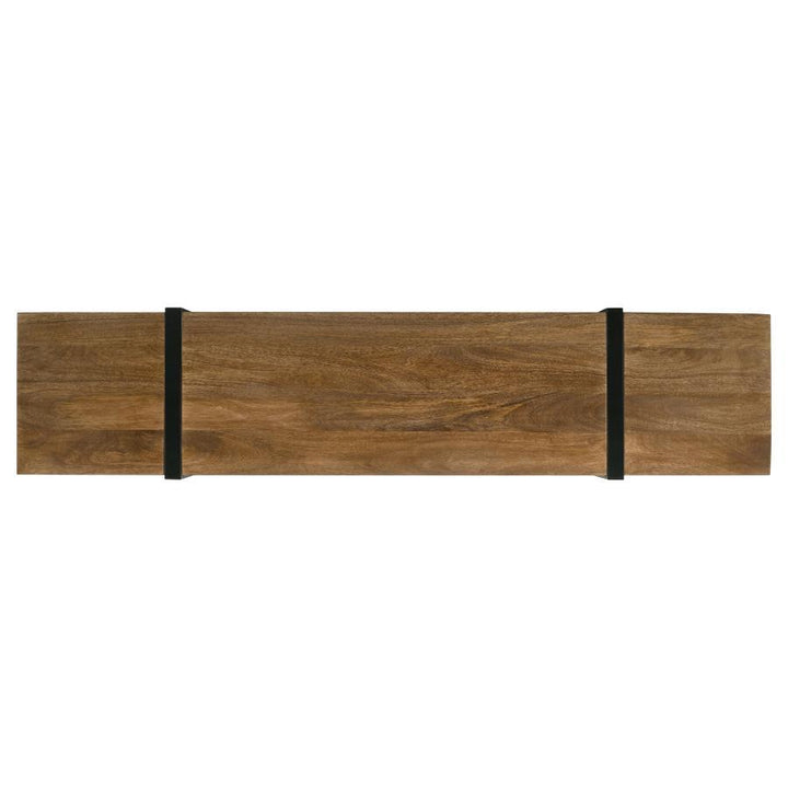 Otto - 5 - Drawer Mango Wood TV Stand Media Console - Brown TV Stand modern furniture Contempo Furniture