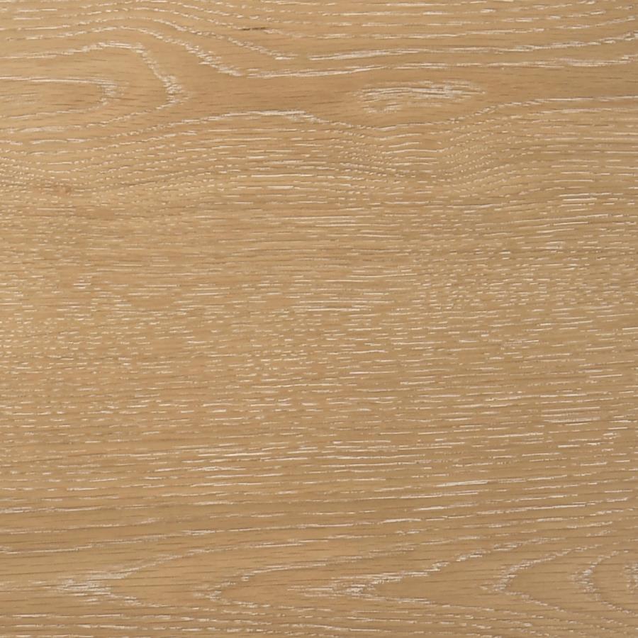 Ottowa - 3 Piece Round Wood Coffee Table Set - Washed Oak Table Set modern furniture Contempo Furniture