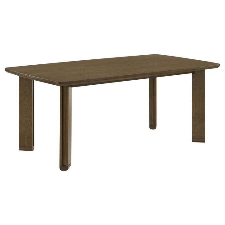 Ottowa - Rectangular Wood Dining Table - Brown Dining Table modern furniture Contempo Furniture