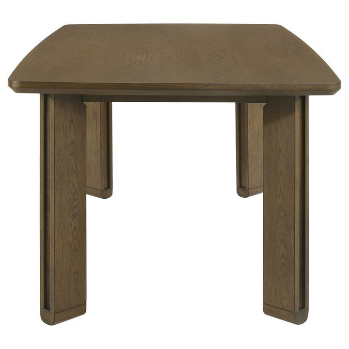 Ottowa - Rectangular Wood Dining Table - Brown Dining Table modern furniture Contempo Furniture