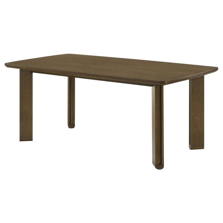 Ottowa - Rectangular Wood Dining Table - Brown Dining Table modern furniture Contempo Furniture