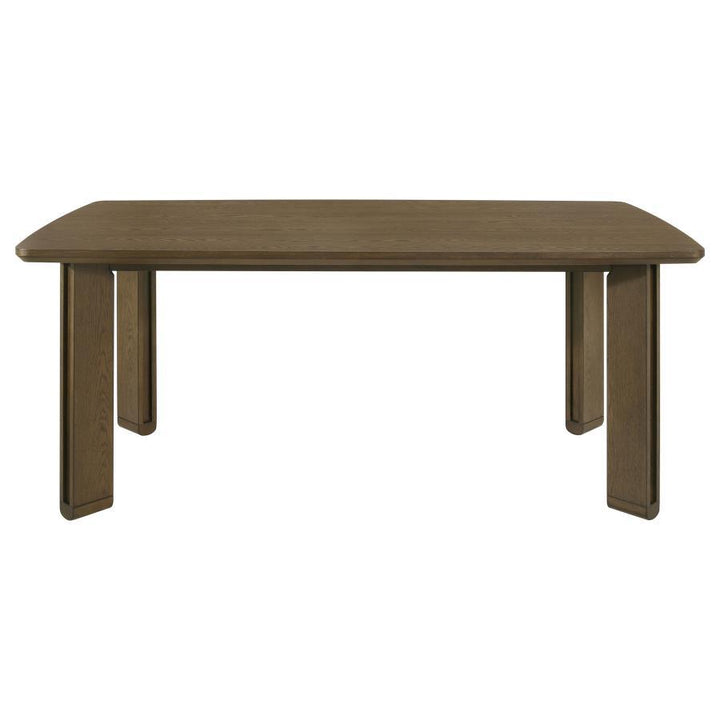 Ottowa - Rectangular Wood Dining Table - Brown Dining Table modern furniture Contempo Furniture