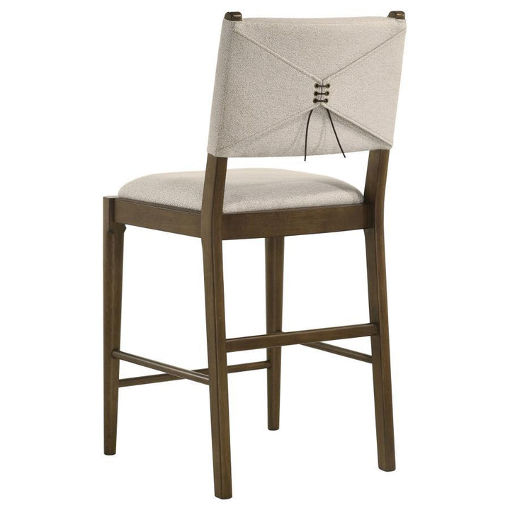 Ottowa - Upholstered Counter Side Chair (Set of 2) - Brown Chair Set modern furniture Contempo Furniture