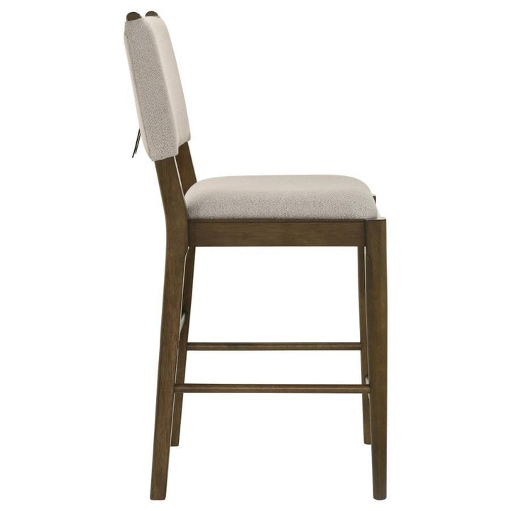 Ottowa - Upholstered Counter Side Chair (Set of 2) - Brown Chair Set modern furniture Contempo Furniture