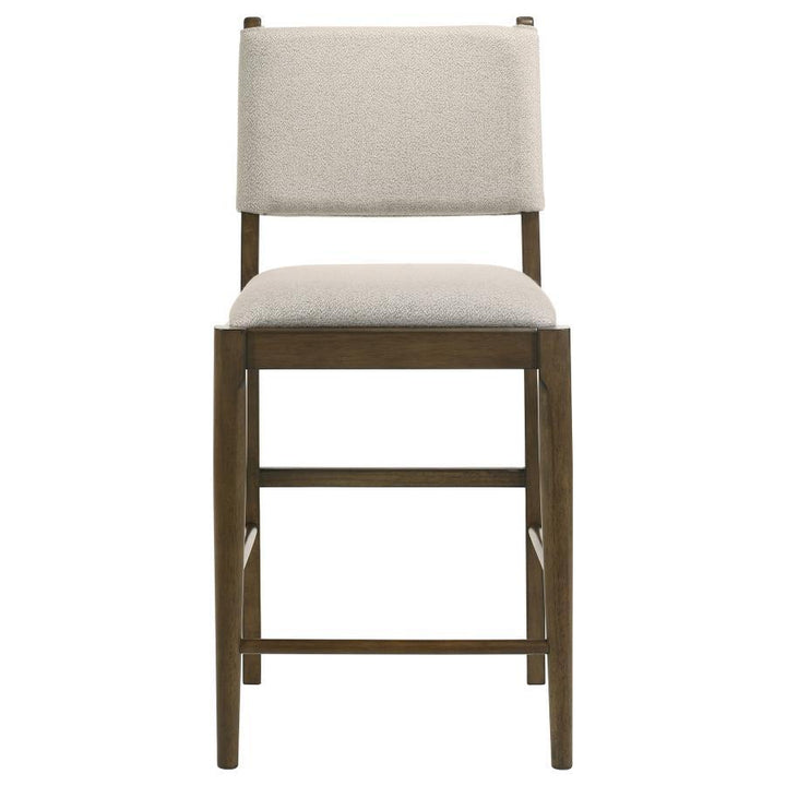 Ottowa - Upholstered Counter Side Chair (Set of 2) - Brown Chair Set modern furniture Contempo Furniture