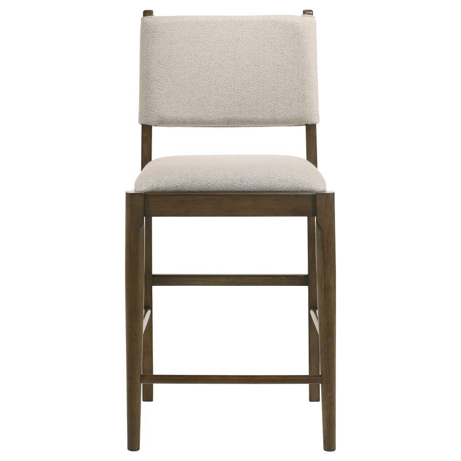 Ottowa - Upholstered Counter Side Chair (Set of 2) - Brown Chair Set modern furniture Contempo Furniture