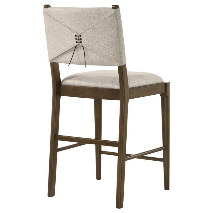 Ottowa - Upholstered Counter Side Chair (Set of 2) - Brown Chair Set modern furniture Contempo Furniture