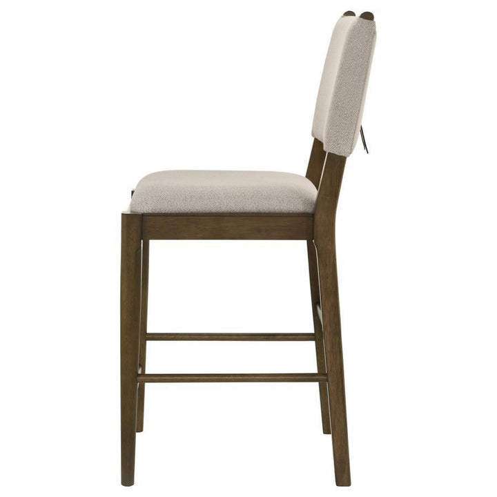 Ottowa - Upholstered Counter Side Chair (Set of 2) - Brown Chair Set modern furniture Contempo Furniture