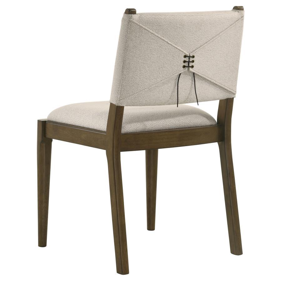 Ottowa - Upholstered Dining Side Chair (Set of 2) - Brown Chair Set modern furniture Contempo Furniture
