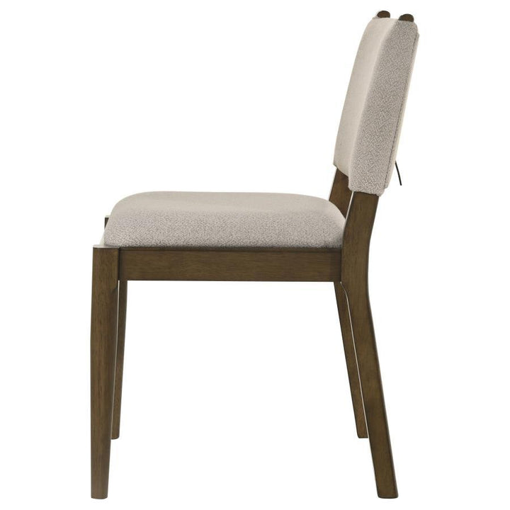 Ottowa - Upholstered Dining Side Chair (Set of 2) - Brown Chair Set modern furniture Contempo Furniture