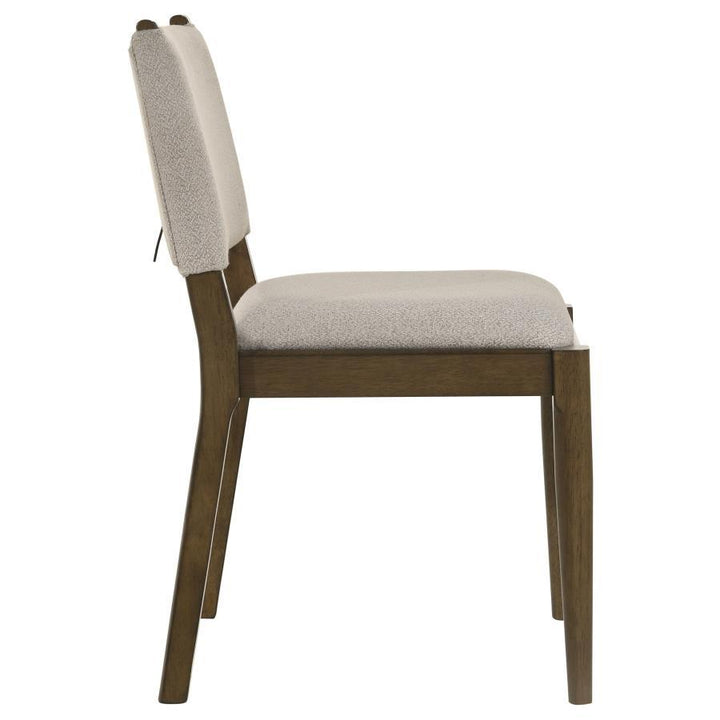 Ottowa - Upholstered Dining Side Chair (Set of 2) - Brown Chair Set modern furniture Contempo Furniture