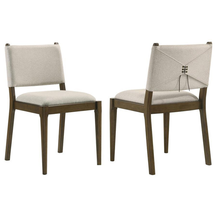 Ottowa - Upholstered Dining Side Chair (Set of 2) - Brown Chair Set modern furniture Contempo Furniture