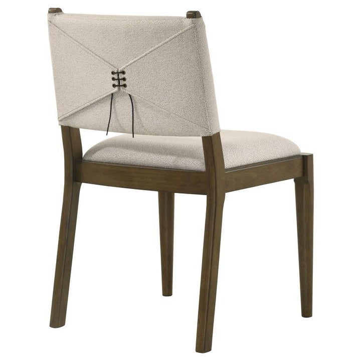 Ottowa - Upholstered Dining Side Chair (Set of 2) - Brown Chair Set modern furniture Contempo Furniture