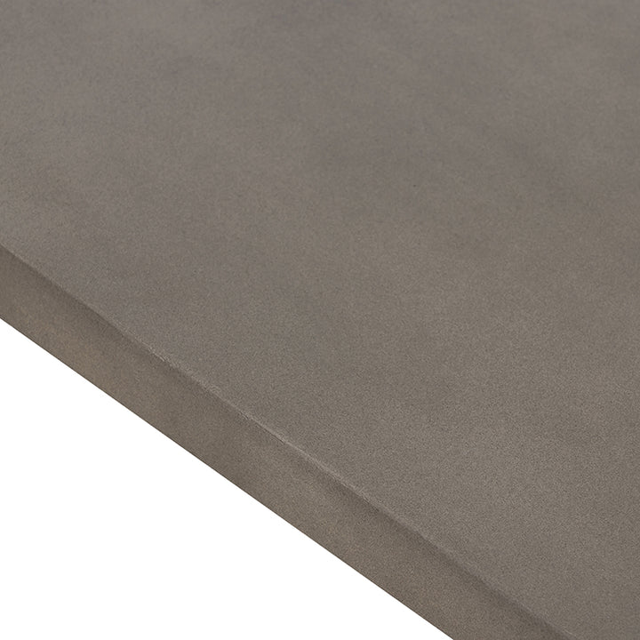Sharon Modern Concrete &amp; Black Metal End Table