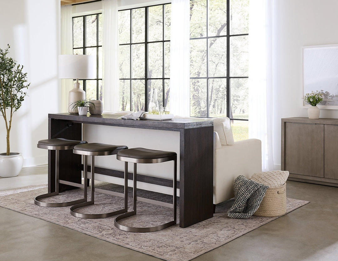 Oxford Backless Counter Stool in Davy's Grey (Set of 2) Counter Stool modern furniture Contempo Furniture