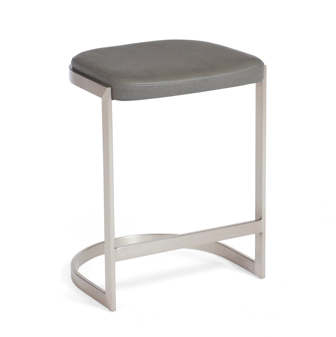 Oxford Backless Counter Stool in Davy's Grey (Set of 2) Counter Stool modern furniture Contempo Furniture