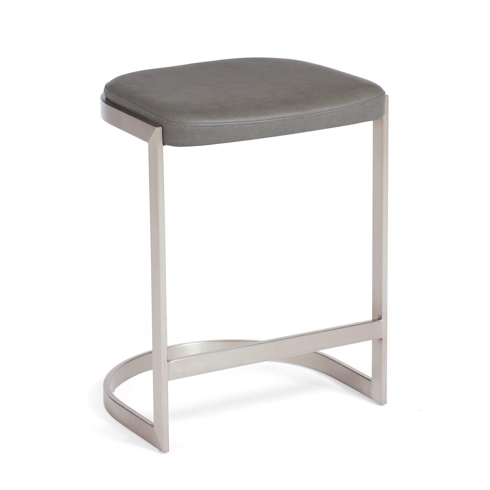 Oxford Backless Counter Stool in Davy's Grey (Set of 2) Counter Stool modern furniture Contempo Furniture