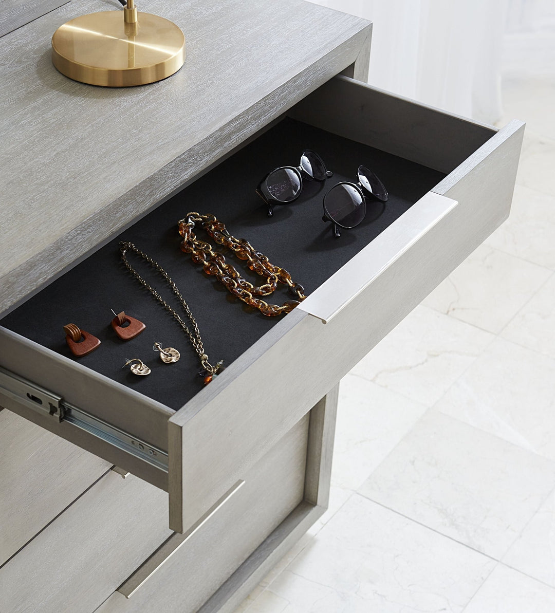 Oxford Six - Drawer Chest in Mineral Chest modern furniture Contempo Furniture