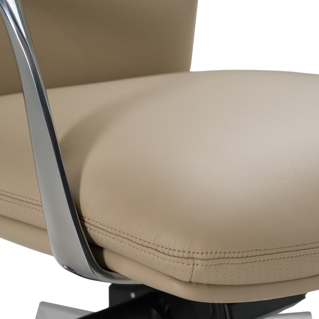 Ozark - Modern Tan Vegan Leather Office Chair