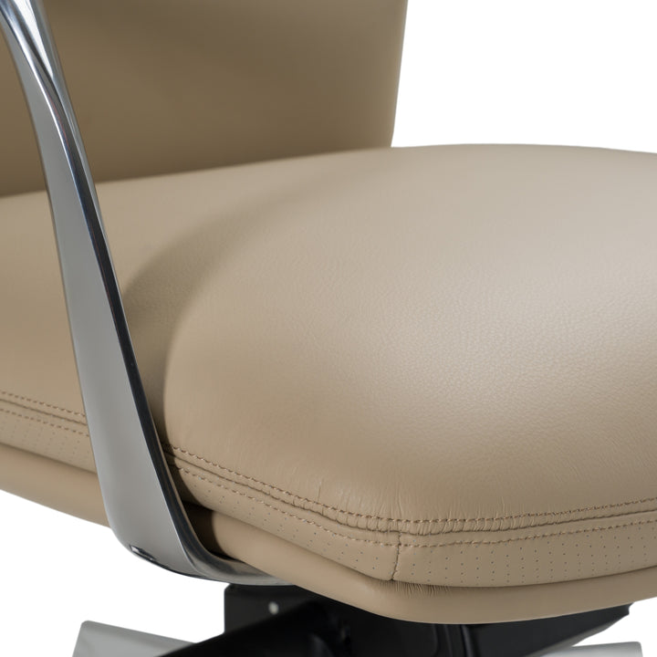 Ozark - Modern Tan Vegan Leather Office Chair