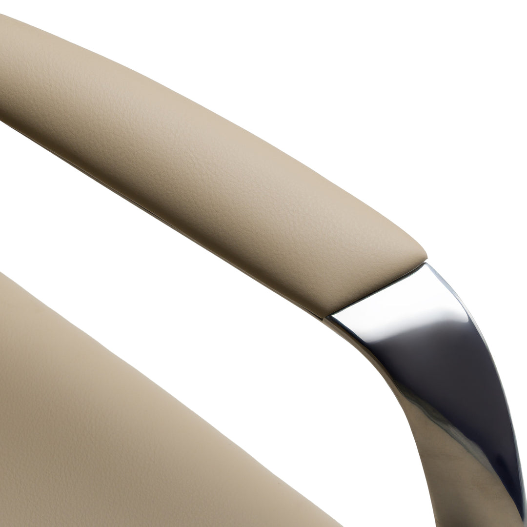 Ozark - Modern Tan Vegan Leather Office Chair