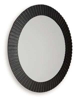 Ozias Accent Mirror - Black Accent Mirror modern furniture Contempo Furniture