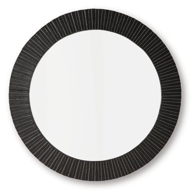 Ozias Accent Mirror - Black Accent Mirror modern furniture Contempo Furniture