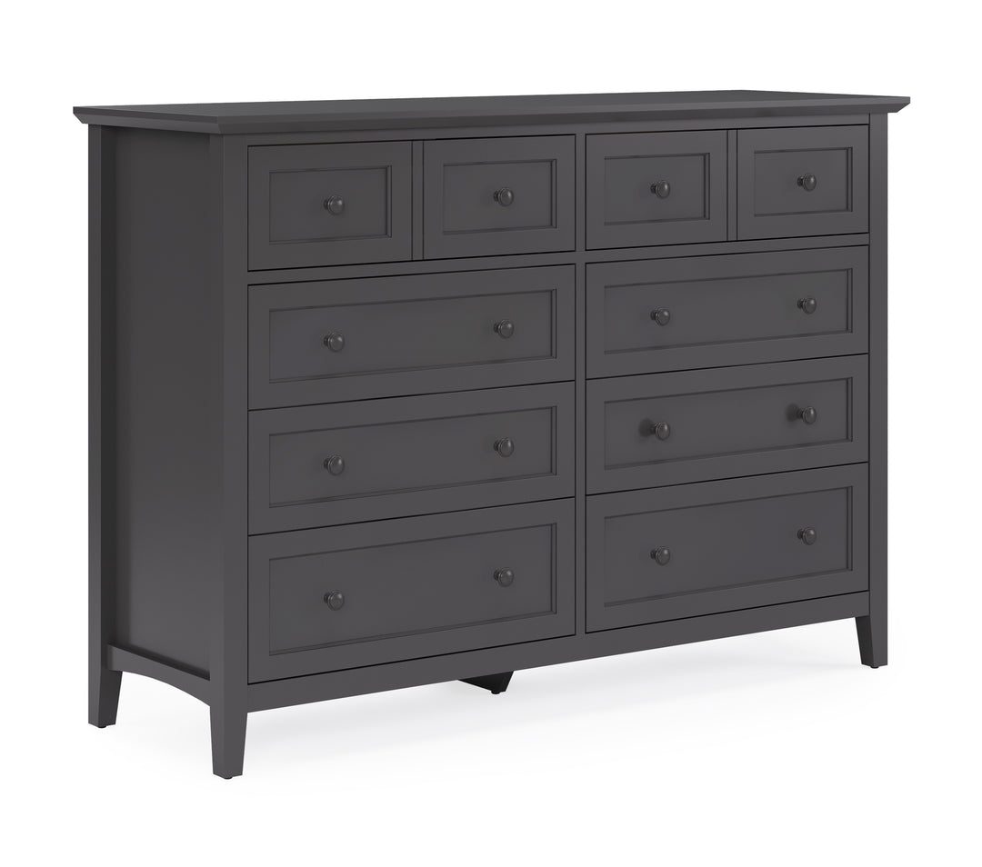 Modus Furniture Pnrb82A Grace Eight Drawer Dresser In Raven Black 2024