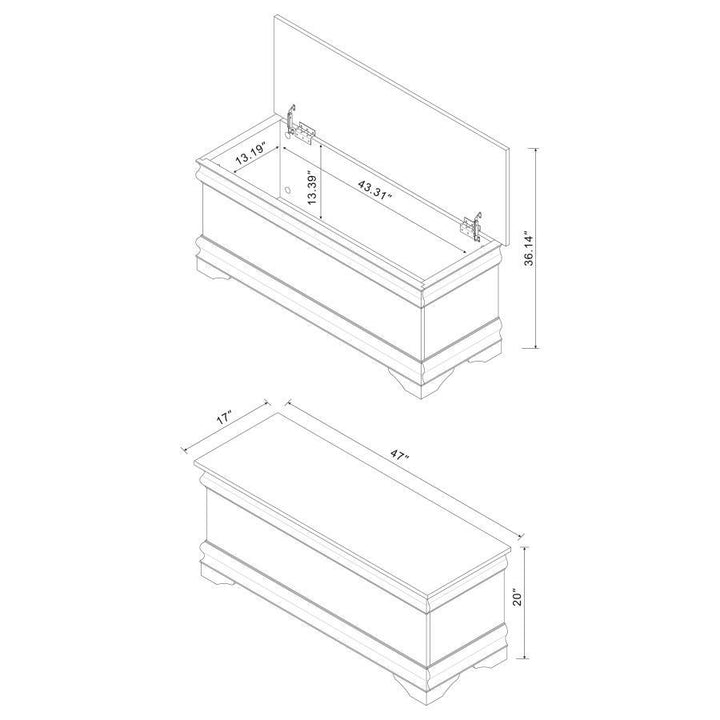 Pablo - Cedar Chest - Warm Brown Accent Chest modern furniture Contempo Furniture