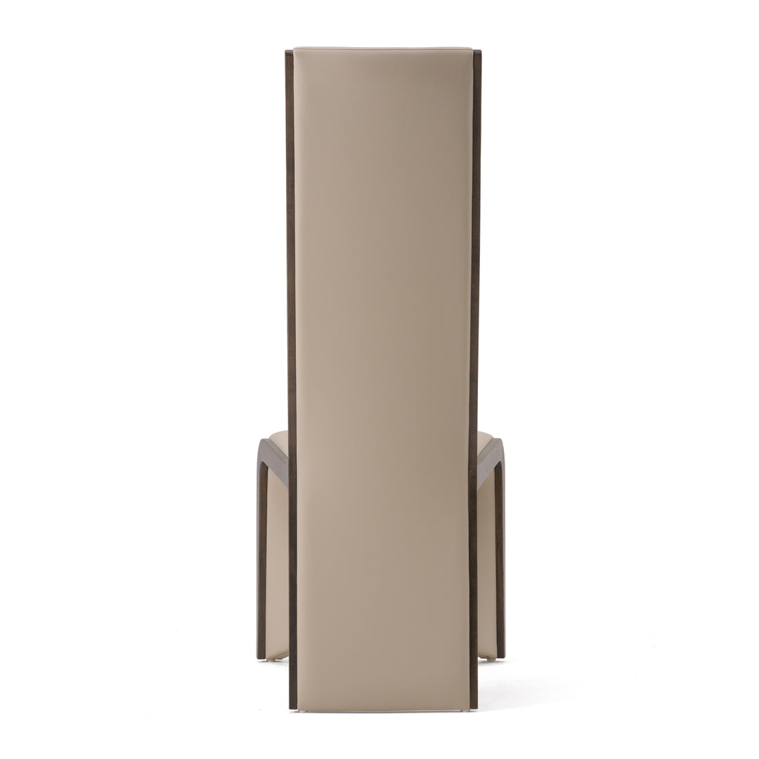 Pacer  Modern Beige & Grey Ash Dining Chair (Set of 2)